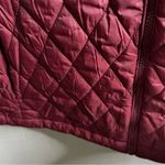 Lands' End Lands’ End Quilted Burgundy Packable Vest Photo 3