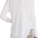 Free People  Catalina Thermal V-Neck Long Sleeve Shirt Photo 4