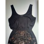 Bebe Black Sleeveless Dress With Copper Sequins Size Small Photo 1