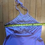 Vintage Lavender Cottagecore Halter Maxi Dress and Shrug Purple Size M Photo 5