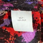 Phoebe Couture 100% Silk Scooped Neck Ribbon Detail Ruffle Hem Dress Size 10 Photo 13