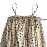We Wore What Ivory Ditsy Daises Boho Floral Smocked Midi Dress Women’s Size XS NWT Photo 2