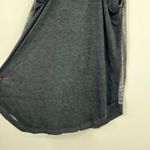 All Saints black floral boho burn out tank top pull over shirt size medium Photo 8