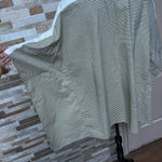 ZARA  women white cotton tunic t-shirt London Sz L Photo 4