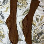 Brown Knitted Winter Socks Photo 0