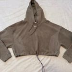 Nike Pro Therma-FIT ADV Hoodie Fleece Sz XS cropped brown sweatshirt Athleisure Photo 0