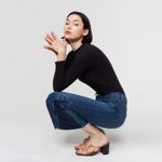 3x1 NWT  W3 Elvia Higher Ground Gusset jeans Photo 8