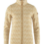 Fjallraven Snow Cardigan W in Dune Beige Yellow Size XS Wool Full Zip Photo 0