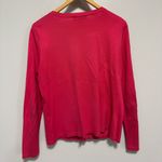 August Silk  Pink Button Cardigan - Womens Medium Photo 2