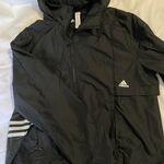 Adidas Black Rain Jacket Photo 0