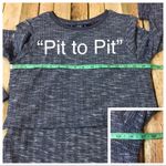 Topshop  Long Sleeve Overlay Dress - Blue - US 6 Photo 4