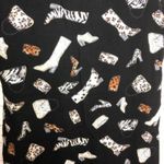 Alexandra Lee Sleeveless Fashionable Shoes Print Dress Size 10 Black Photo 10