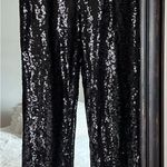Open Edit Nordstrom  Black Sequin Pants Photo 0