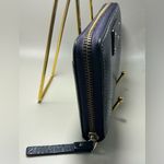 Kate Spade Rare Vintage HTF  Wellesley Neda Zip Around Deep Blue Navy Wallet Photo 2