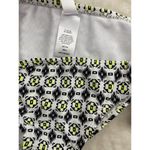 Hula Honey  Women's Bikini Bottom Black Neon Yellow Size Small Strappy Hips Photo 4