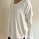 French Connection Women's White Winter Baby Soft Ribbed Sweater Size L Photo 10