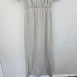 Splendid  Long Sleeve Maxi Dress Gray Size‎ Medium Photo 5