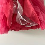 Sherri Hill Bright Pink Beaded Sequin Tulle Mini Skirt Pageant Prom Dress 2 Photo 4