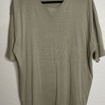 Roundtree & Yorke Roundtree Yorke Womens XL Brown Tunic Top Sweater Short Sleeve Silk Blend Career Photo 0