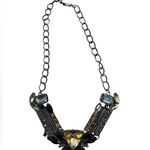 14th & Union Edgy Metal & Stone Statement Necklace Photo 2
