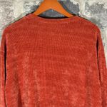 BKE  Women's‎ Chenelle Long Sleeve Cropped Pullover Sweater Burnt Orange Small Photo 4