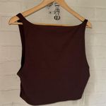 Babaton  Contour Cropped Tank NEW xxl stretch coffee bean brown aritzia Photo 5