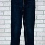 Paige Sarah Slim High Rise Straight Leg Jeans in Black Willow Wash Size 25 Photo 3