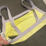 ONIA NWT revolve  Lina bikini bathing suit top lemon lime/lavender size medium Photo 3