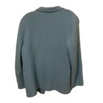 Talbots Blue Wool Cashmere Felted Blazer Jacket Womens Size 10 Soft Classic Photo 2