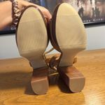 Madden Girl Women's Tan High Heel Sandals with Ankle Strap Photo 7