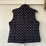 Coleman Navy Blue Winter Vest with Pink Polka Dots • Size M Photo 3
