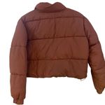 Akira  ANWND NWT Large pinkish mauve puffy coat full zip Photo 3