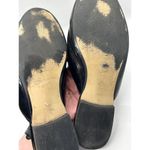 Marc Fisher Leather Black Mules Classic Silver Detail Size 8.5M Photo 4