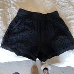 Francesca's Miami Lace Black Shorts  Photo 0