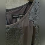 Banana Republic Black Fit and Flare Laced Dress Size 4 Photo 7