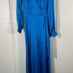 Strut and Bolt Blue Long Sleeve Pantsuit Size Small NWT Photo 0