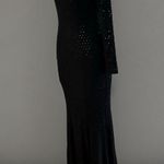 Jessica McClintock Elegant black Sequin Evening Women's Maxi Dress Photo 4