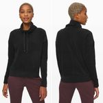Lululemon Go Forward Pullover in Heathered Core Black Size 10 Photo 1