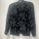 Norton Mcnaughton Vintage Burnout Velvet Blazer Size 12P Floral Jacket Boho Goth Whimsigoth 90s Photo 6