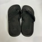 REEF  black flip flops sandals women’s size 10 casual summer minimalist Photo 4