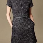 Karen Millen Tweed & Faux Leather Day Dress 6 Photo 0