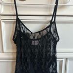 Urban Outfitters  Sheer Black Lace Top Photo 0
