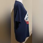 Great Ramen Wave Bowl Women’s Graphic Navy Blue Shirt Large Graphic Print Shirt Photo 4