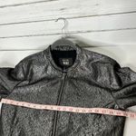 Paige Rosie HW x Kimi Bomber Jacket Gray Metallic Size Medium Photo 4