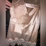 Womens Satin Robe Embroidered Bridesmaid Wedding Party Champagne Gift W Slippers Size undefined Photo 6