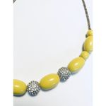 J.Crew Women's Yellow Fashion Statement Beaded Necklace Photo 6