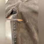 Lee  Size 14 Curvy Fit Fray Stretch Denim Straight Leg Jeans Gemstone Button Stud Photo 9