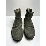 Kelsi Dagger  Boots Women Size 5 Olive Suede Latch  Ruched Ankle Booties NEW Photo 4