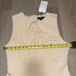 ZARA  Cream Godet Bow Short Dress - Size Large Photo 4