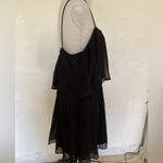 ZARA  Black Mini Pleated Dress Photo 4